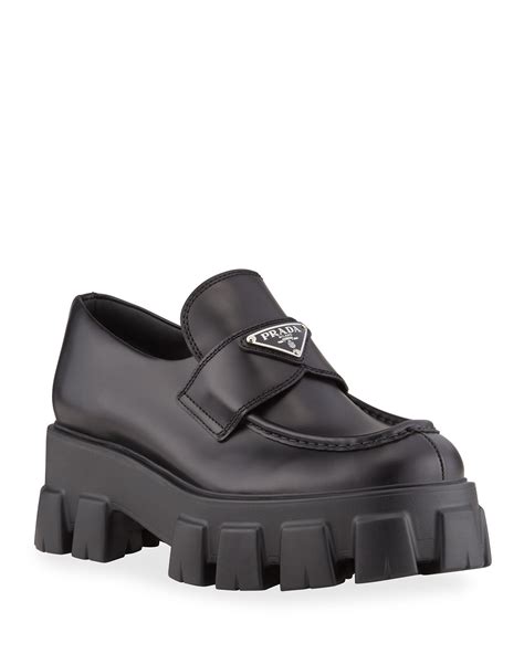 prada loadfers|prada platform loafers.